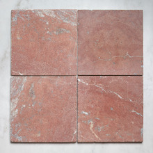 Isha 200 x 200mm Tumbled Merlot Marble Square Tile